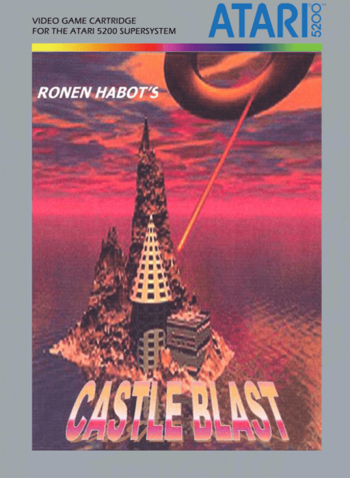 Castle Blast box art for Atari 5200